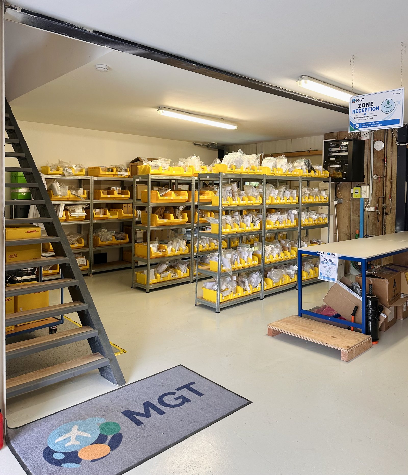 NE, OH and SV landing gear stock at MGT Europe